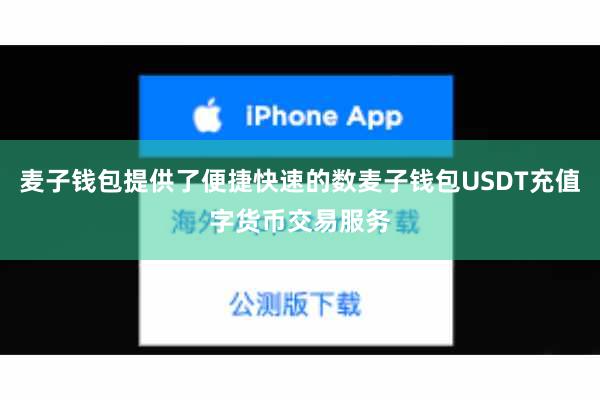 麦子钱包提供了便捷快速的数麦子钱包USDT充值字货币交易服务