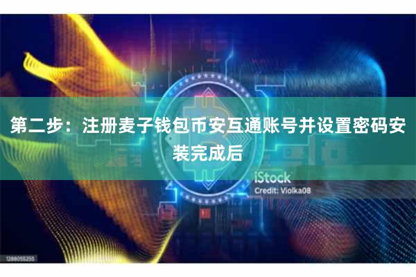 第二步:注册麦子钱包币安互通账号并设置密码安装完成后