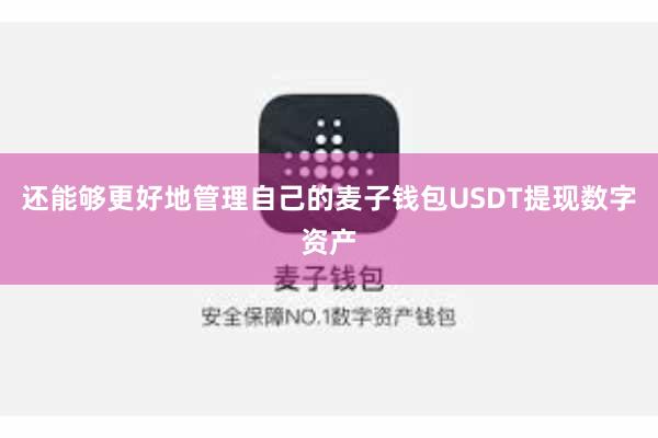 还能够更好地管理自己的麦子钱包USDT提现数字资产