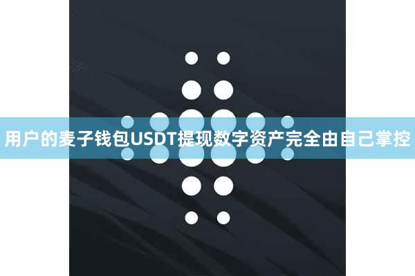 用户的麦子钱包USDT提现数字资产完全由自己掌控